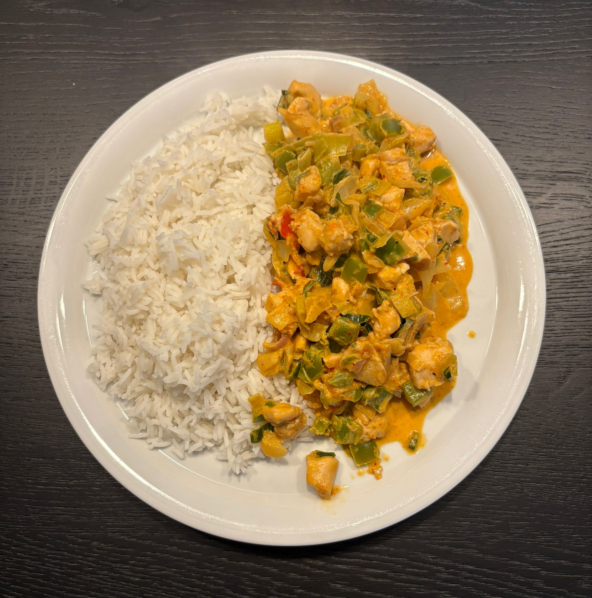 Thaise curry met kip